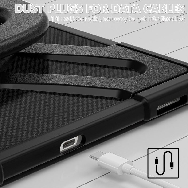 Hoesje Samsung Galaxy Tab S10 Ultra X910 Standaard En Grip Bescherming Hoesje