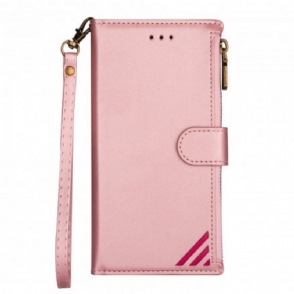 Folio-hoesje voor Samsung Galaxy A52 4G / A52 5G / A52s 5G Multifunctioneel Ontwerp