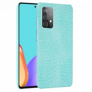 Hoesje voor Samsung Galaxy A52 4G / A52 5G / A52s 5G Krokodillenhuid-effect