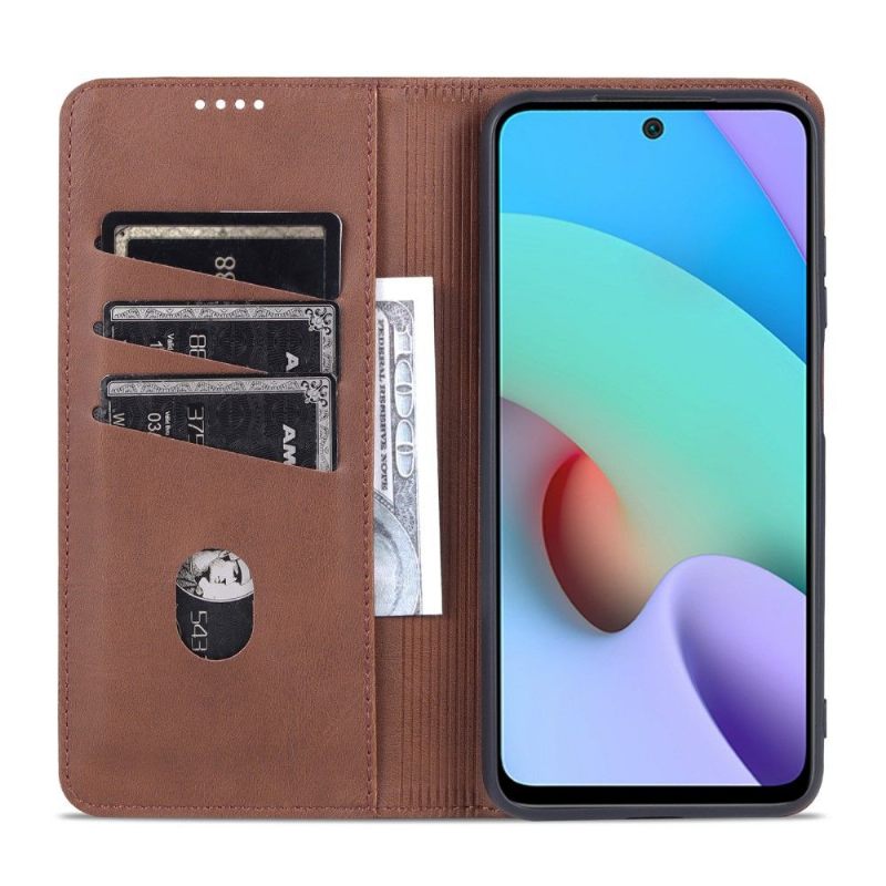Cover voor Xiaomi Redmi 10 Portemonnee Leren Azns Kunstleer