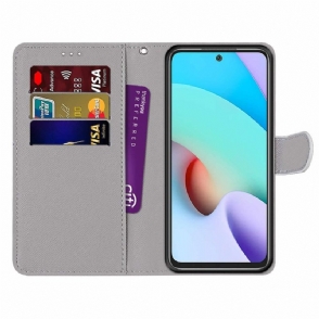 Flip Case voor Xiaomi Redmi 10 Radioactief Symbool