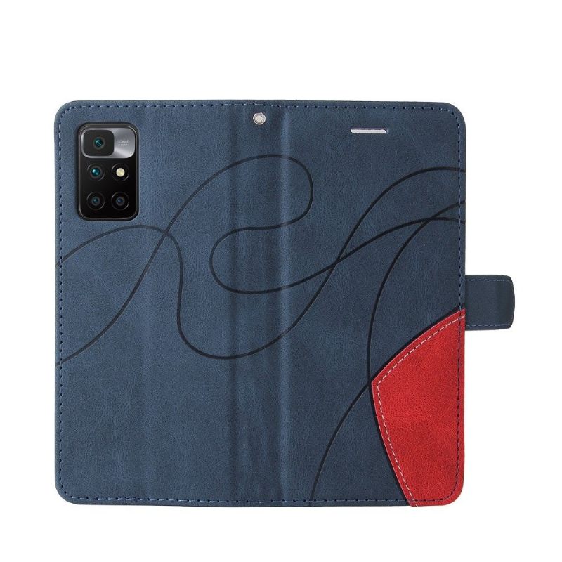 Folio-hoesje voor Xiaomi Redmi 10 Bicolor Artistiek