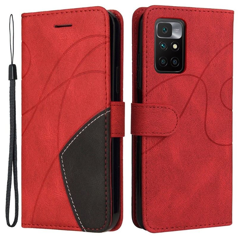 Folio-hoesje voor Xiaomi Redmi 10 Bicolor Artistiek