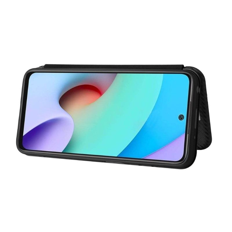 Folio-hoesje voor Xiaomi Redmi 10 Kunstleer Van Koolstofvezel