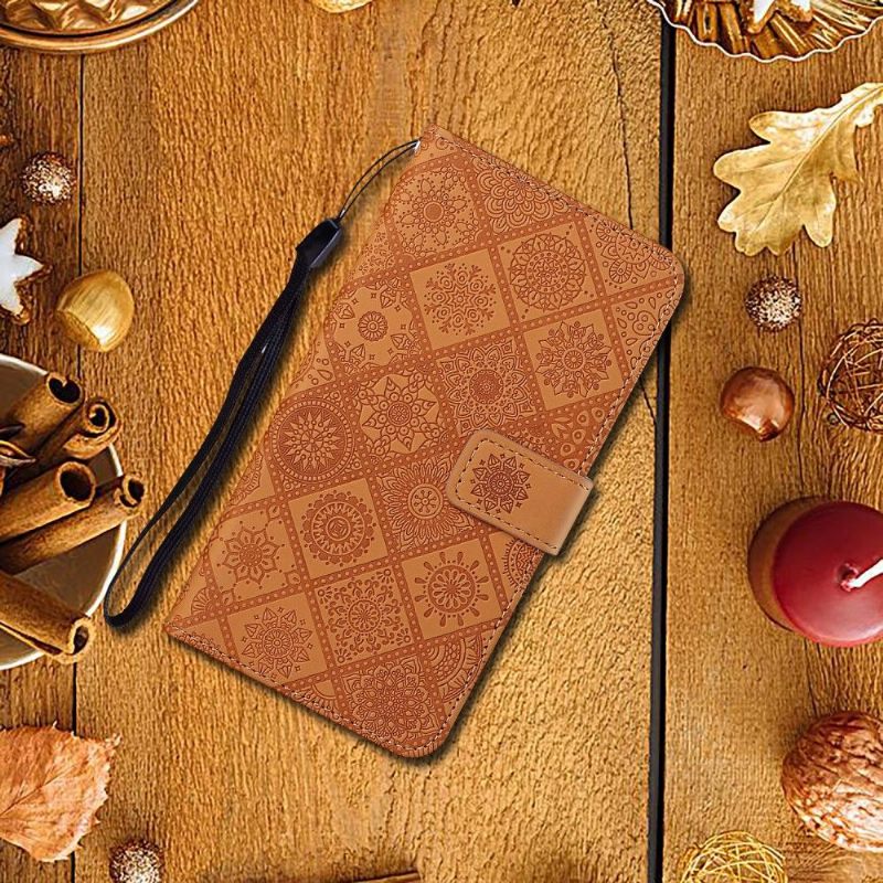 Folio-hoesje voor Xiaomi Redmi 10 Mandala Caleidoscoop