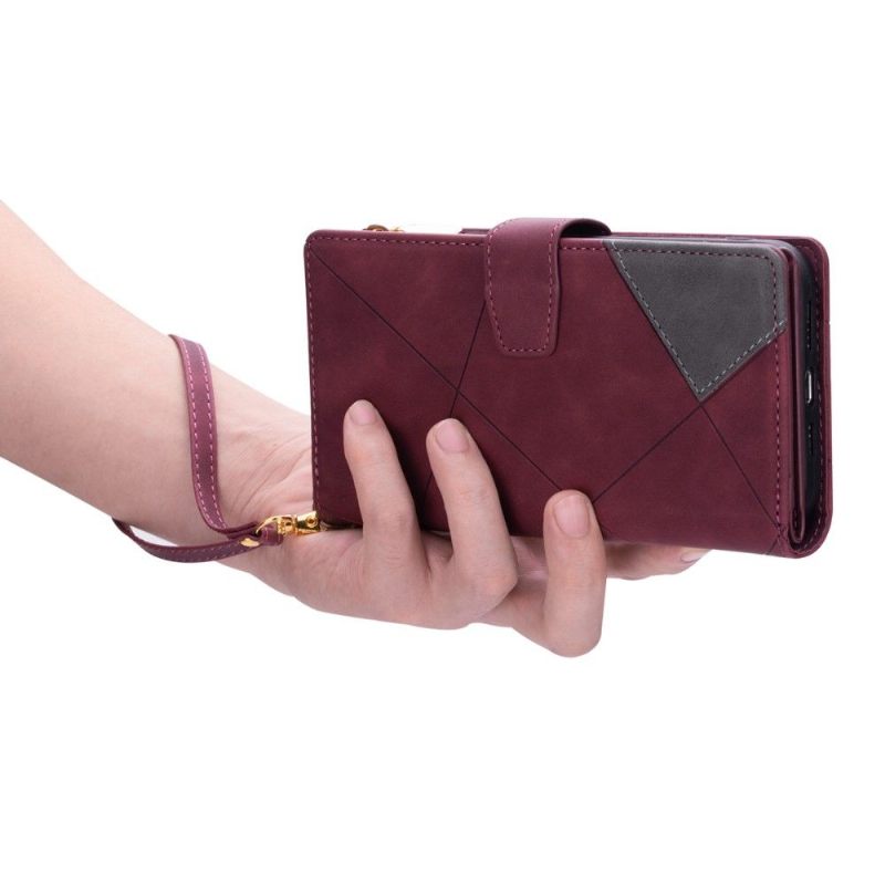 Folio-hoesje voor Xiaomi Redmi 10 Portemonnee Célia Faux Leren Portemonnee