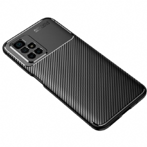 Hoesje voor Xiaomi Redmi 10 Anti-fall Koolstofvezelstijl