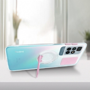 Telefoonhoesje voor Xiaomi Redmi 10 Bescherming Transparant Met Ring En Camera Cover