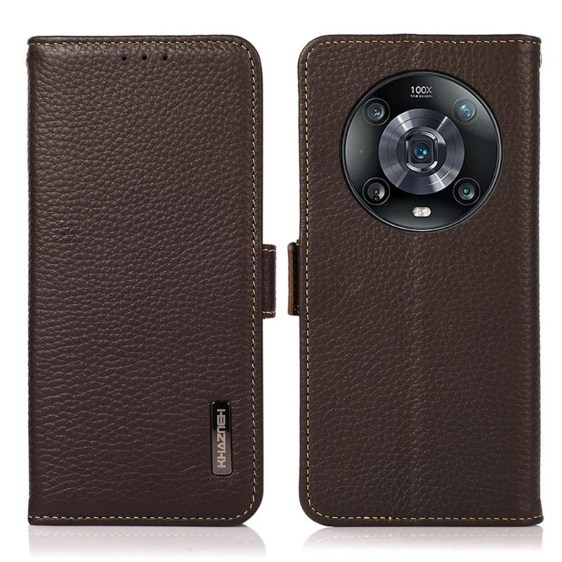 Folio-hoesje voor Honor Magic 4 Pro Khazneh Generfd Leer