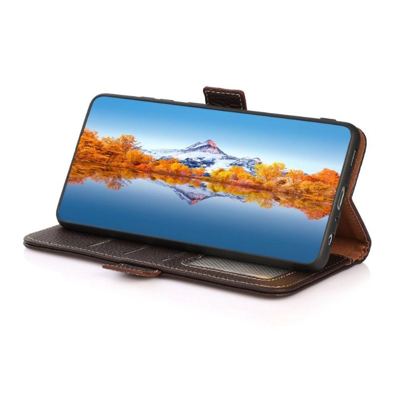 Folio-hoesje voor Honor Magic 4 Pro Khazneh Generfd Leer