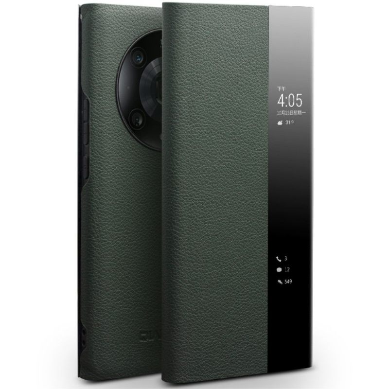 Folio-hoesje voor Honor Magic 4 Pro Leren Raam