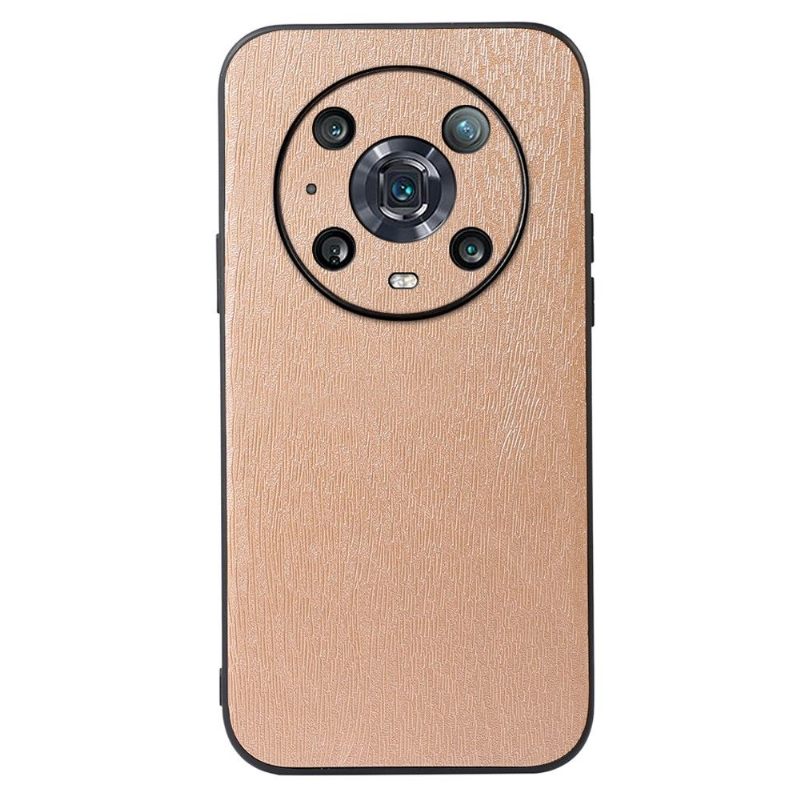 Hoesje voor Honor Magic 4 Pro Houtlook Leereffect