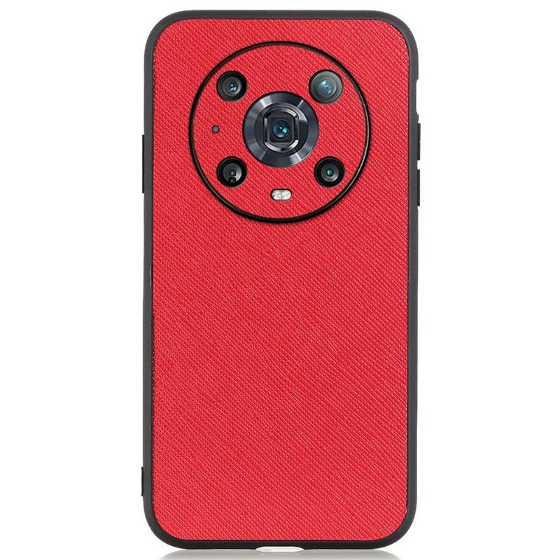 Hoesje voor Honor Magic 4 Pro Kunstleer Met Roostereffect