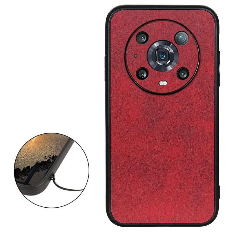 Hoesje voor Honor Magic 4 Pro Vintage Kunstleer Jazz