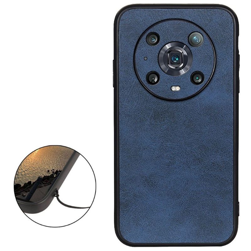 Hoesje voor Honor Magic 4 Pro Vintage Kunstleer Jazz