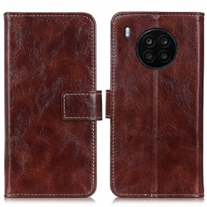 Flip Case voor Honor 50 Lite Vlinders Met Schouderriem