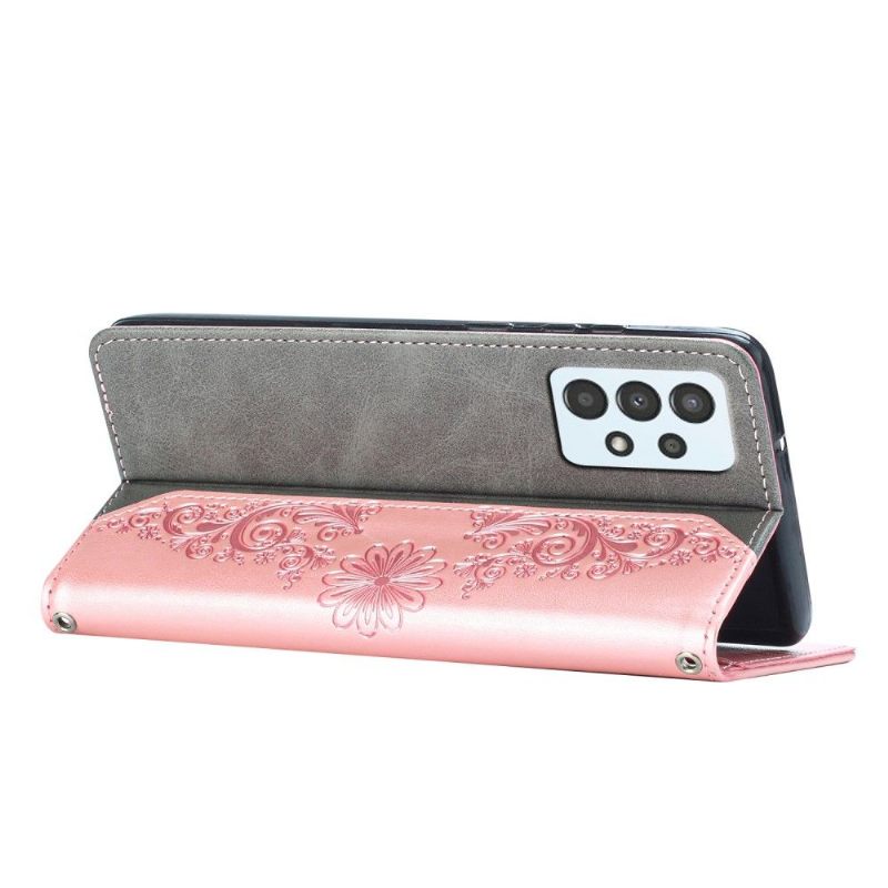 Cover voor Samsung Galaxy A32 4G Folio-hoesje Vlinder