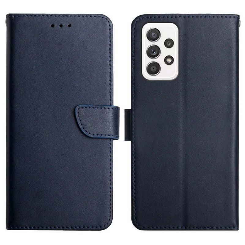 Folio-hoesje voor Samsung Galaxy A32 4G Anti-fall Glad Leer