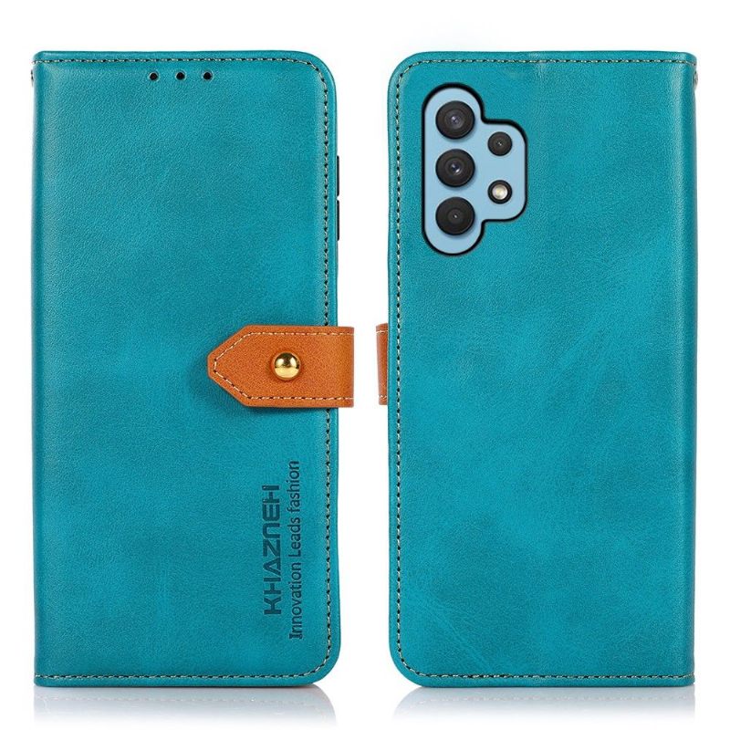 Folio-hoesje voor Samsung Galaxy A32 4G Khazneh Bicolor