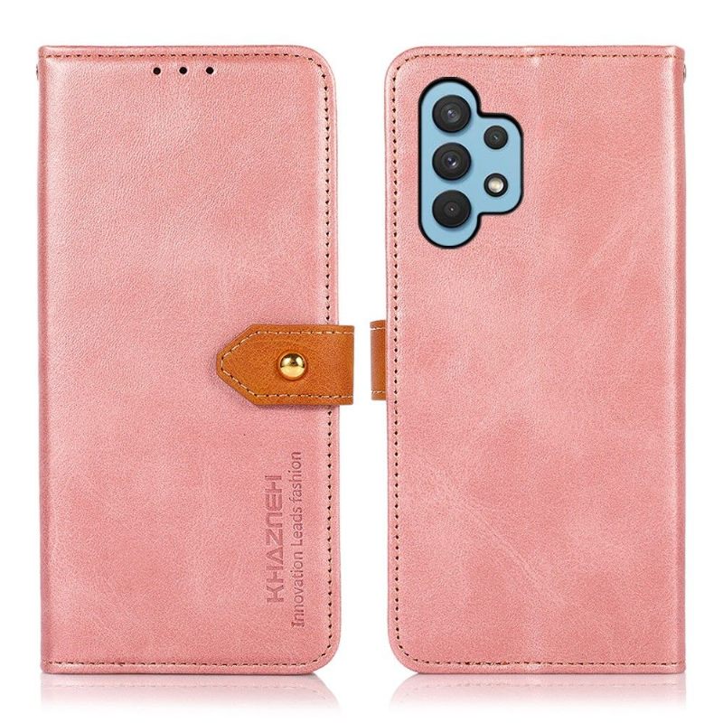 Folio-hoesje voor Samsung Galaxy A32 4G Khazneh Bicolor