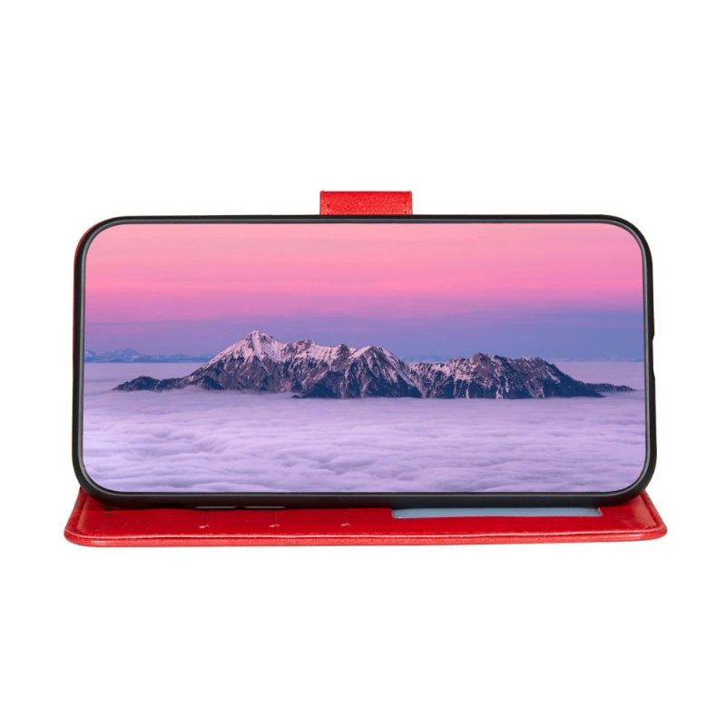 Folio-hoesje voor Samsung Galaxy A32 4G Kunstleer Kant Ontwerp