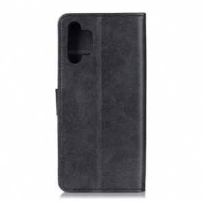 Folio-hoesje voor Samsung Galaxy A32 4G Marius Mat Leereffect