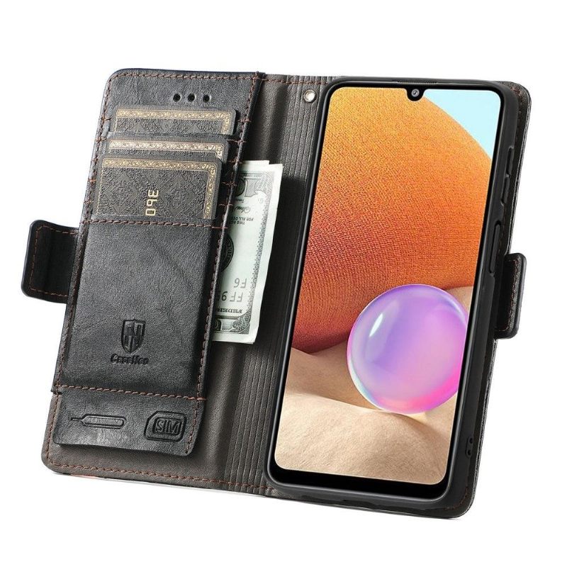 Folio-hoesje voor Samsung Galaxy A32 4G Zakelijk Omdraaien