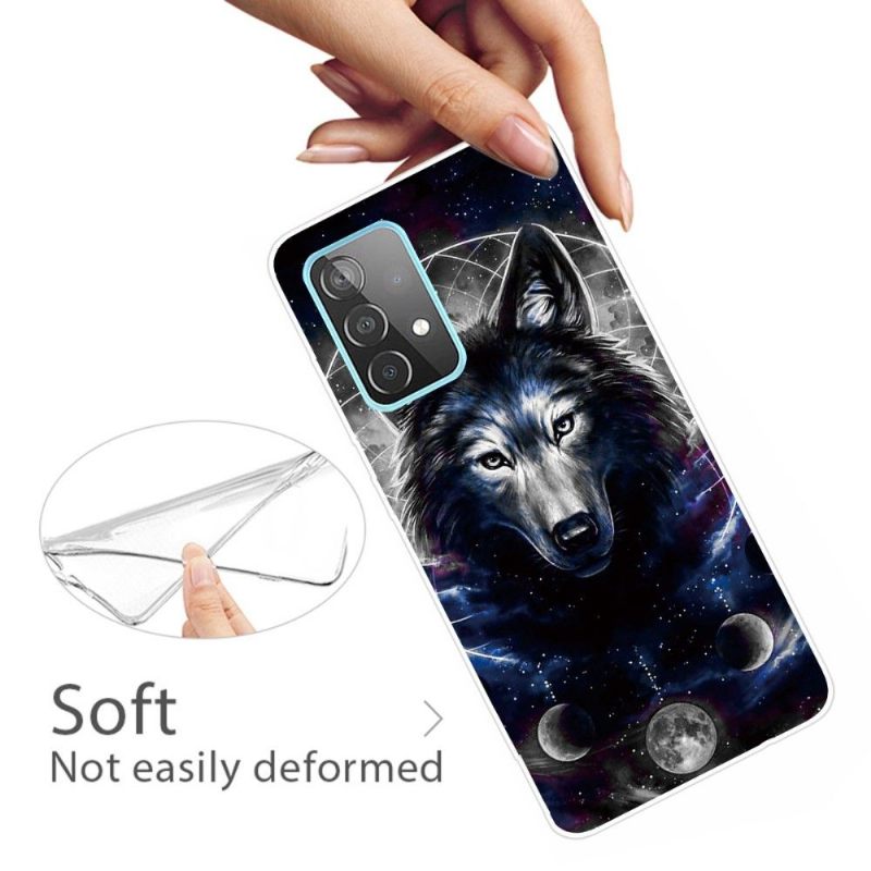 Hoesje voor Samsung Galaxy A32 4G Anti-fall Siliconen Wolf