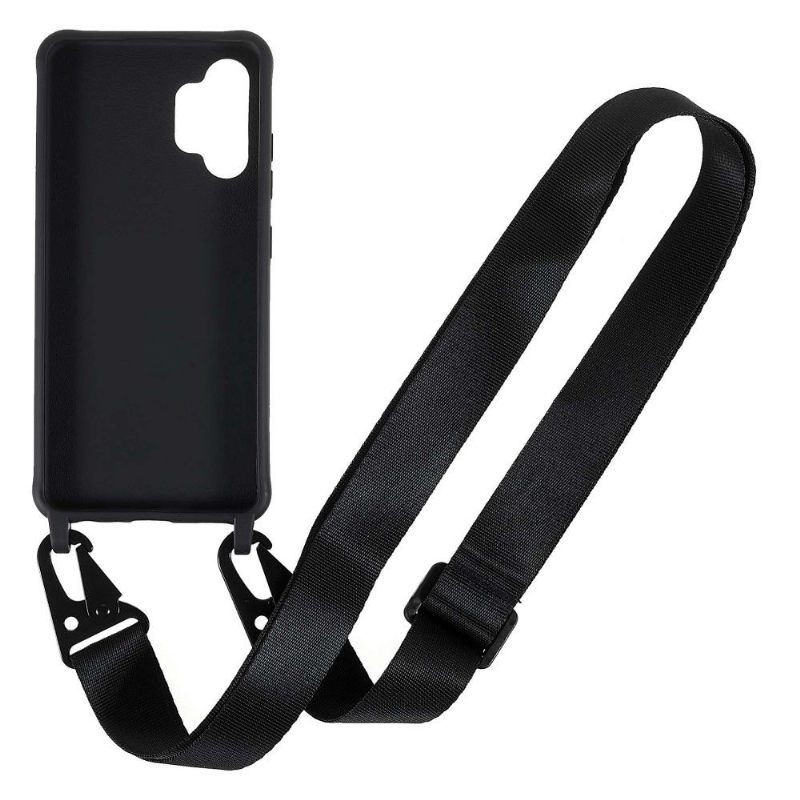 Hoesje voor Samsung Galaxy A32 4G Bescherming Hoesje Bescherming Met Lanyard