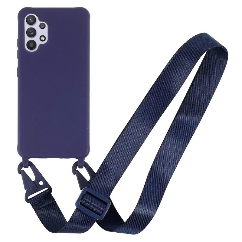 Hoesje voor Samsung Galaxy A32 4G Bescherming Hoesje Bescherming Met Lanyard