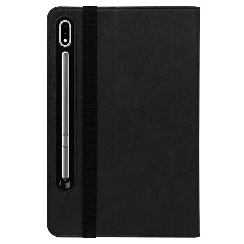 Folio-hoesje voor Samsung Galaxy Tab S7 FE Anti-fall Kunstleer Met Handvat