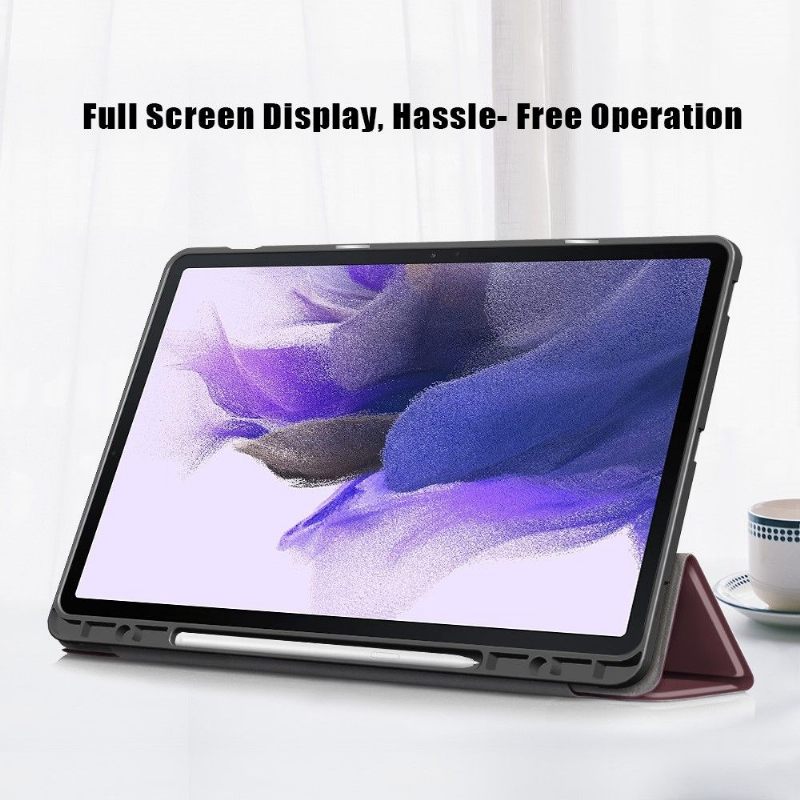 Hoesje voor Samsung Galaxy Tab S7 FE Folio-hoesje Ondersteuningsfunctie
