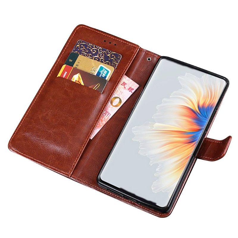 Folio-hoesje voor Xiaomi Mix 4 Idewei Folio Ledereffect