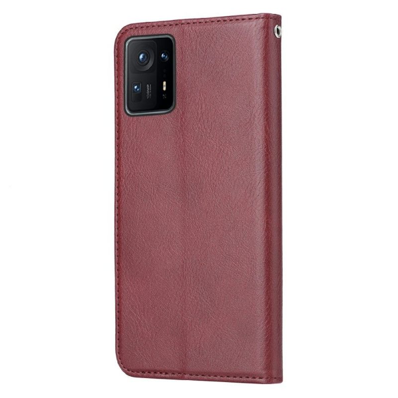 Folio-hoesje voor Xiaomi Mix 4 Leren Effect Stand Case