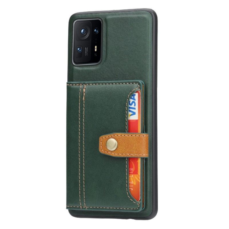 Hoesje voor Xiaomi Mix 4 Anti-fall Kaarthouder Met Leren Effect
