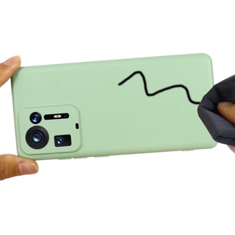 Hoesje voor Xiaomi Mix 4 Puro Vloeibare Siliconen