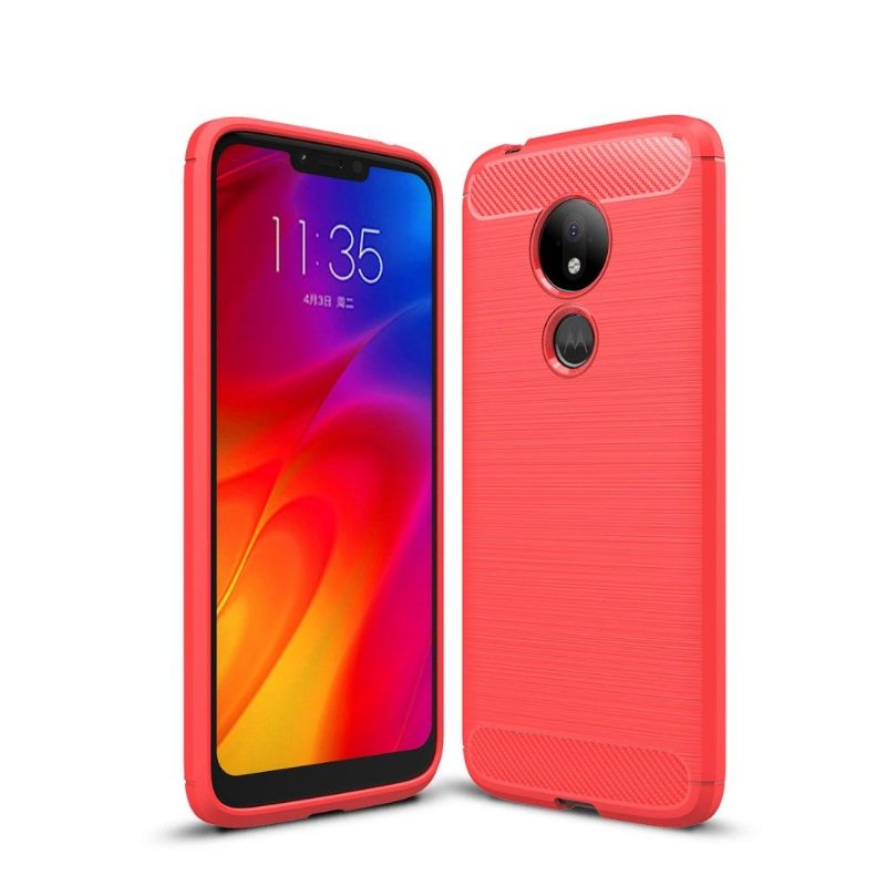 Hoesje voor Motorola Moto G7 Power Koolborstel Gel