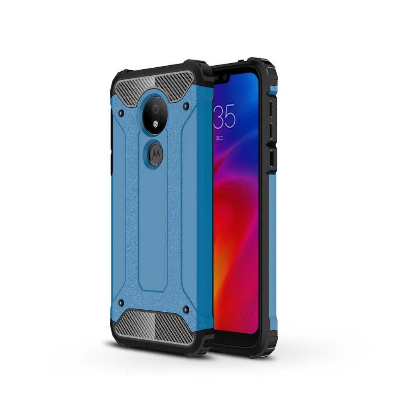 Telefoonhoesje voor Motorola Moto G7 Power Bescherming Hybride Pantserwacht