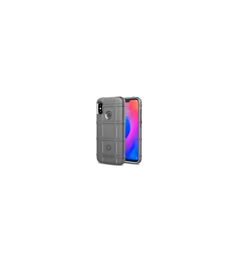 Hoesje voor Xiaomi Mi A2 Lite Vierkante Rasterbeschermer