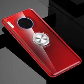 Hoesje voor Huawei Mate 30 Transparant Met Magnetische Ring