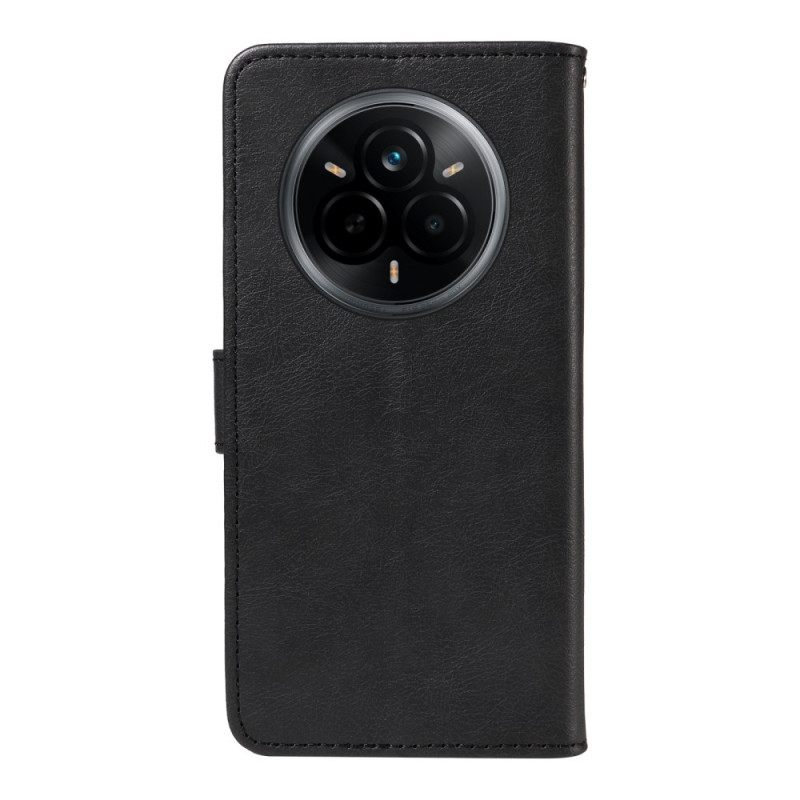 Bescherming Hoesje Realme 14 Pro 5g Effen Kunstleer