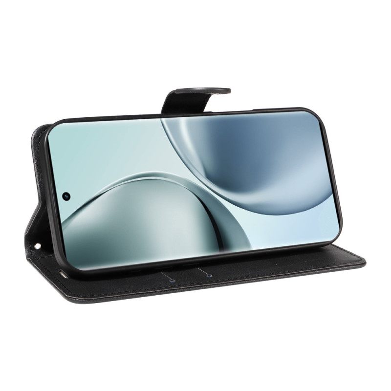 Bescherming Hoesje Realme 14 Pro 5g Effen Kunstleer