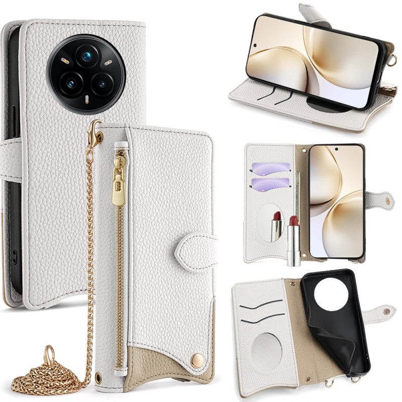 Bescherming Hoesje Realme 14 Pro 5g Portemonnee Met Ketting