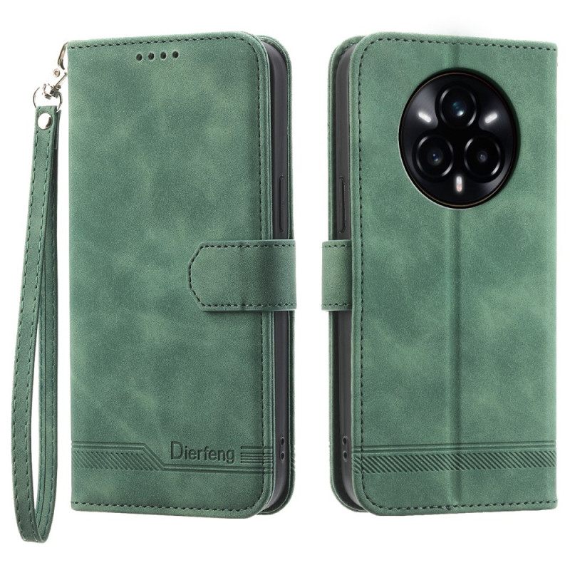 Flip Case Leren Realme 14 Pro 5g Dierfeng