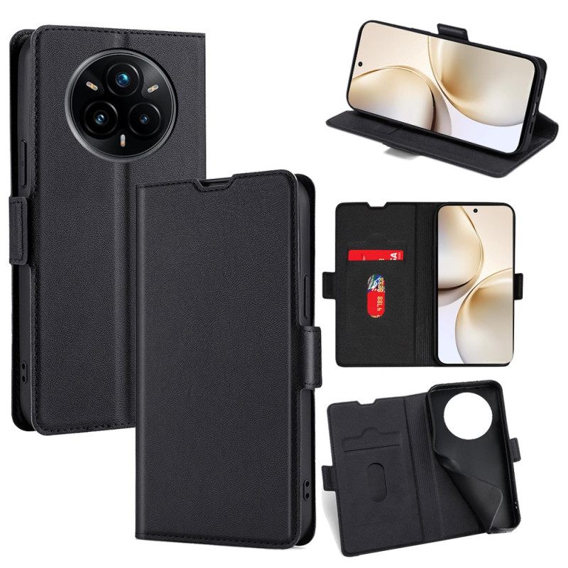 Flip Case Leren Realme 14 Pro 5g Ultradunne Dubbele Sluiting