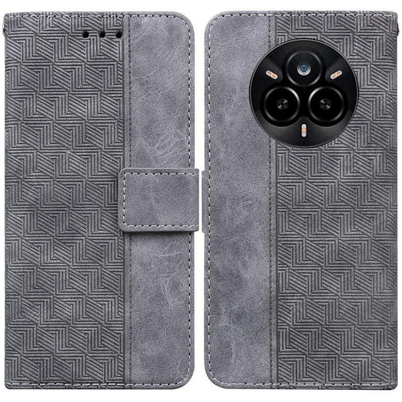 Folio-hoesje Realme 14 Pro 5g Geweven Patroon