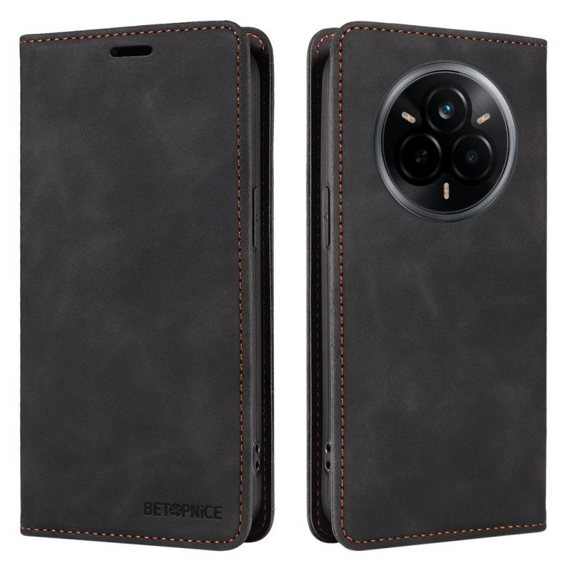 Folio-hoesje Realme 14 Pro 5g Klassieke Suède Rfid