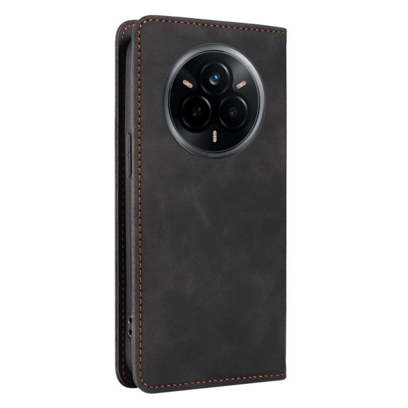 Folio-hoesje Realme 14 Pro 5g Klassieke Suède Rfid