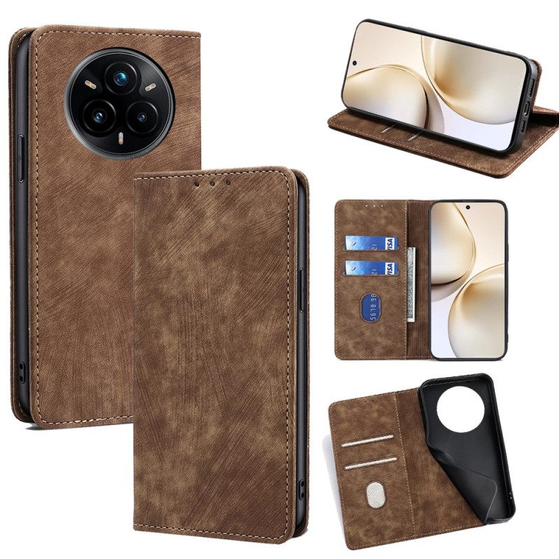 Folio-hoesje Realme 14 Pro 5g Rfid-bescherming Met Suède-effect