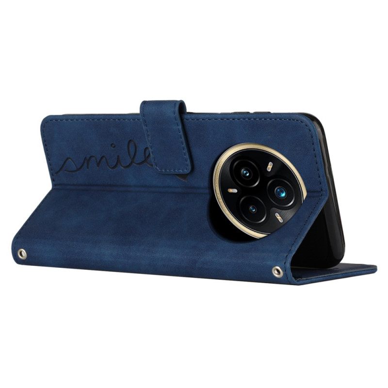 Folio-hoesje Realme 14 Pro 5g Smile Met Bandje